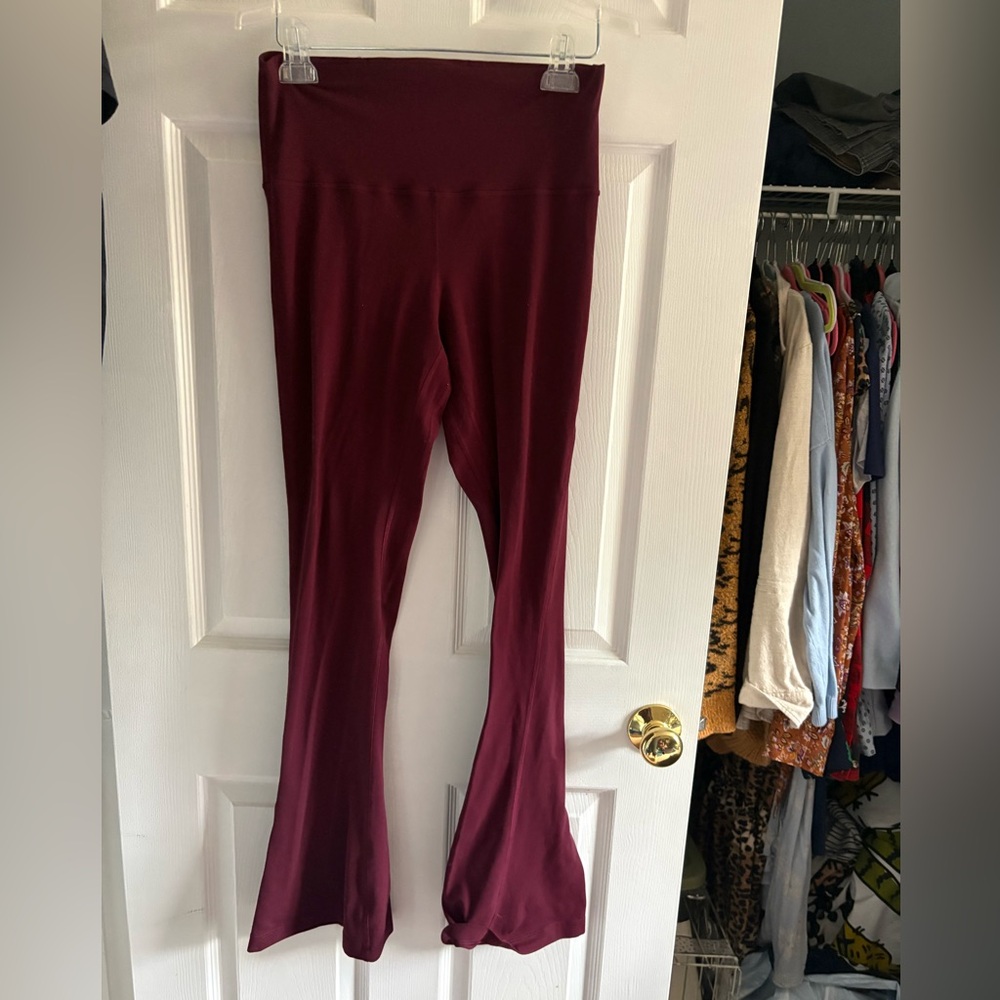 Lululemon Align Mini Flare Leggings Garnet Size 8